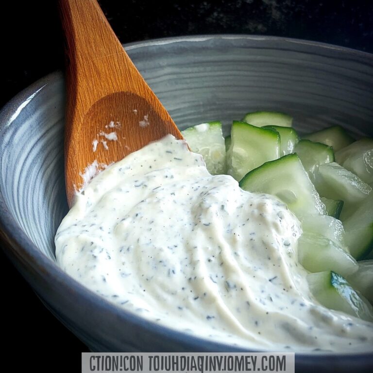 Cucumber Dip Recipe