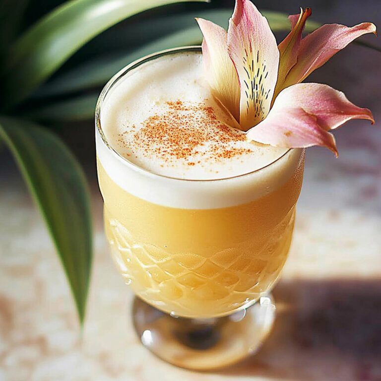 Pineapple Mezcal Sour Recipe