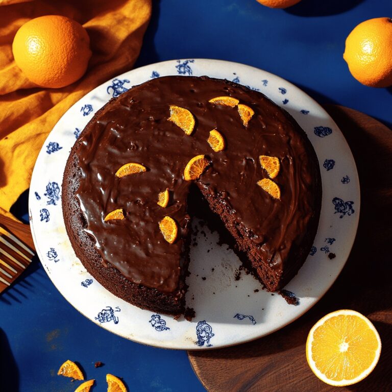 Chocolate-Orange Glaze Cake Recipe