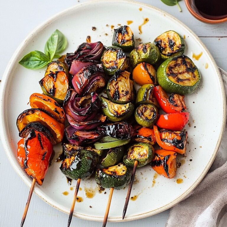 Colorful Balsamic Grilled Vegetables Recipe