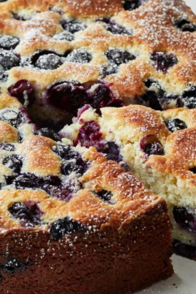 Heavenly Ina Garten Blueberry Ricotta Breakfast Cake Recipe