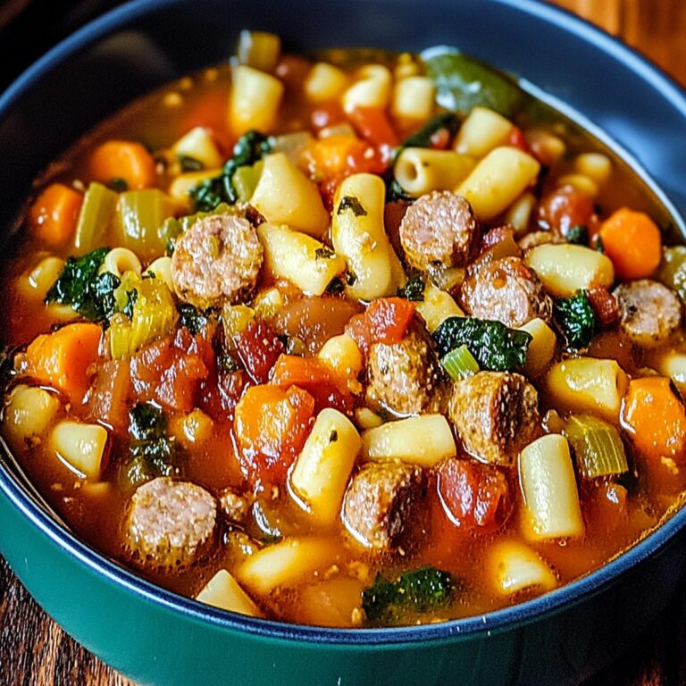Sausage Minestrone Soup Recipe