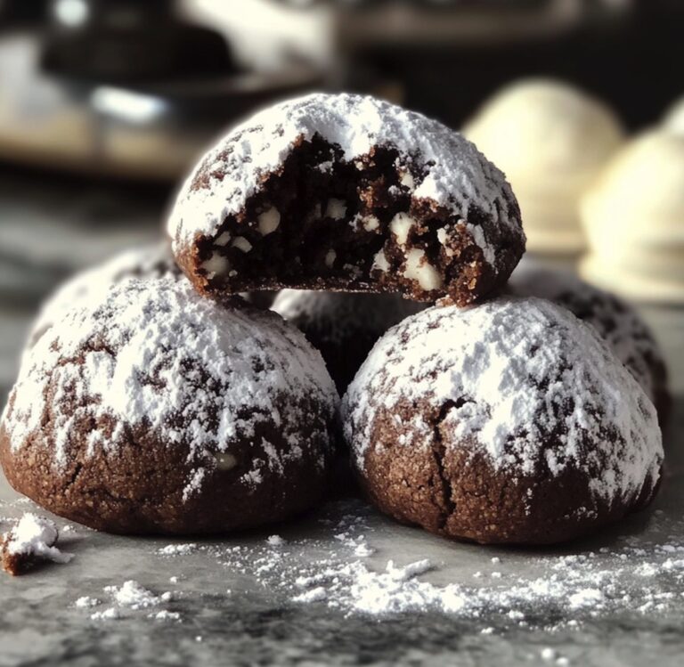Chocolate Snowball Cookies Recipe