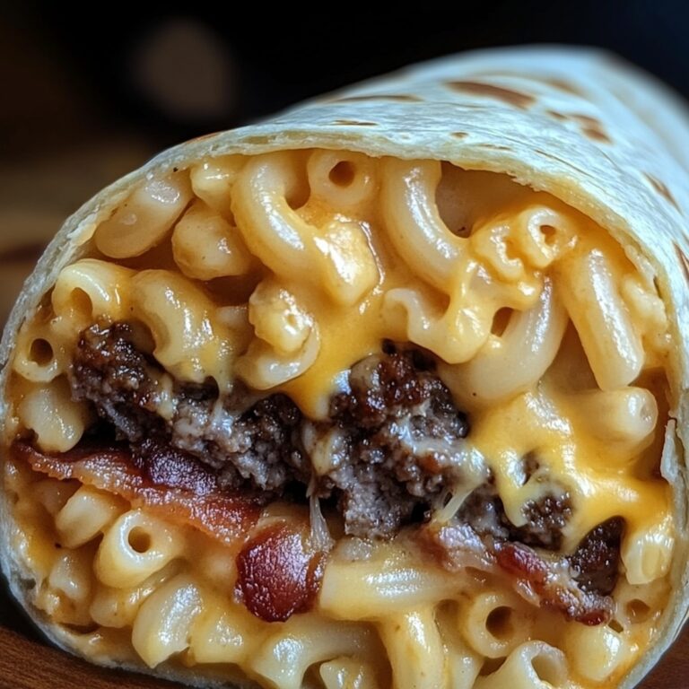 Bacon Cheeseburger Mac Wrap Recipe