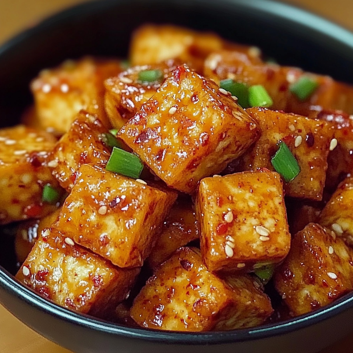 Fiery Crispy Tofu Recipe