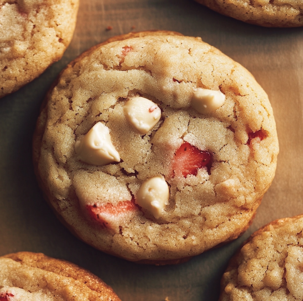 Strawberry White Chocolate Cookies Recipe