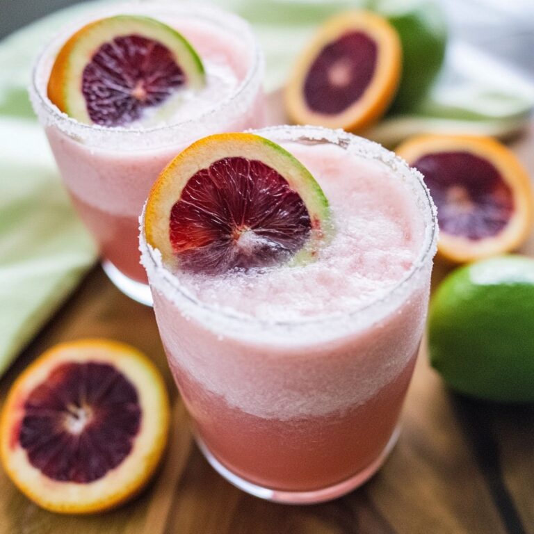 Coconut Blood Orange Margaritas Recipe