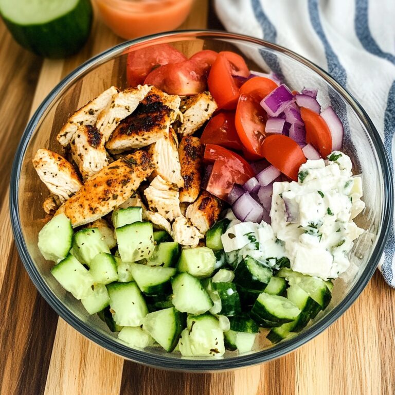 Low Carb Greek Chicken Bowls Recipe