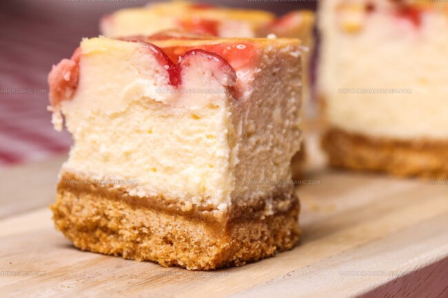 White Chocolate Raspberry Swirl Cheesecake