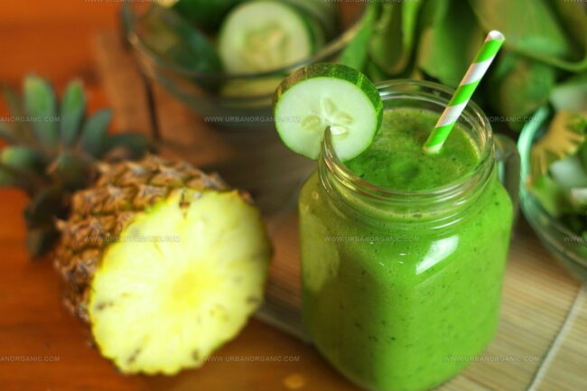 Pineapple Cucumber Smoothie