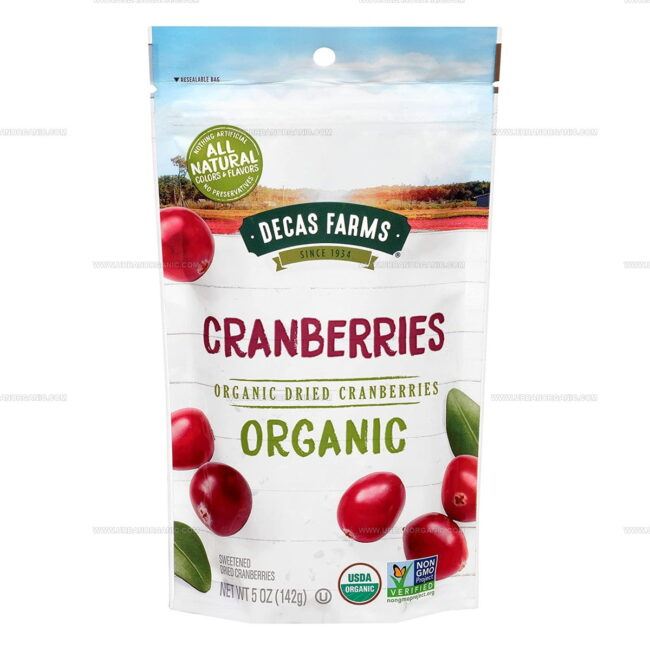 Cooked Cranberries And Lemon Juice